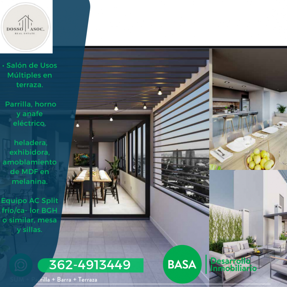 VENDE DEPARTAMENTOS DE 1, MONOAMBIENTE, 2 Y 3 DORMITORIOS DE POZO